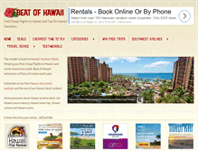 Tablet Screenshot of beatofhawaii.com
